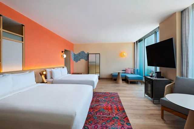 Savvy, Suite, 2 Queen Beds, Balcony، Aloft Playa Del Carmen 2/3