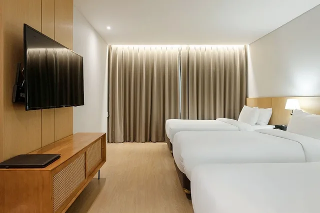 غرفة ديلوكس ثلاثية بثلاثة أسرّة، The Rest Aank Hotel Incheon Guwol 4/9
