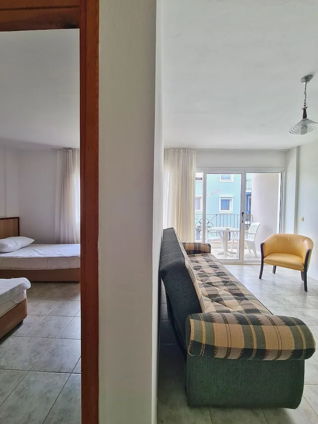شقة كومفورت بسرير مزدوج بشرفة بغرفة نوم واحدة مع أريكة، Fora Apart Otel 8/10
