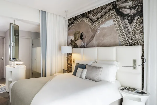 غرفة كلاسيكية بسرير كوين، Cures Marines Hotel Thalasso & Spa Trouville - MGallery Collection 3/10