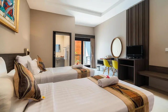 Deluxe, Twin Beds, Sea View, Padma Sari Hotel 8/10