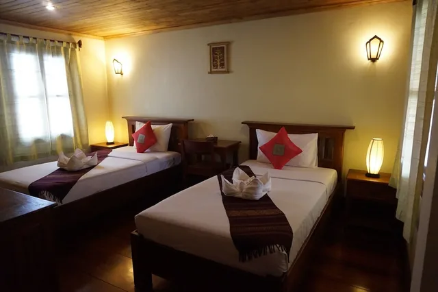 غرفة بسريرين منفصلين، Villa Saykham 1/2