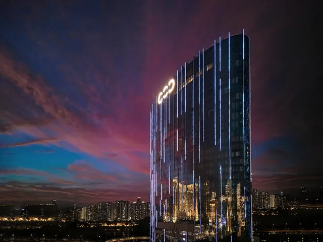 غرفة بريميير بسرير فردي، City of Dreams Nuwa Macau 1/1