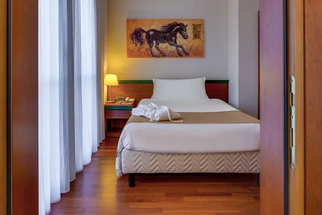 غرفة قياسية مفردة بسرير كوين، Hotel Raffaello 2/9