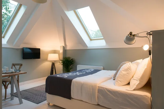غرفة بسرير كوين، Smokvica Dorcol B&B 3/8