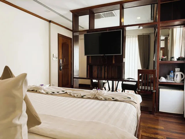 جناح جونيور بسرير كينج بإطلالة على المدينة بشرفة، Maison Saiko Angkor Boutique 4/9