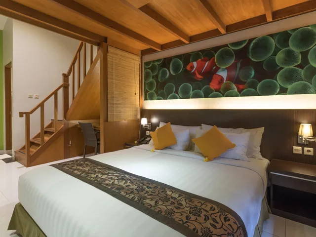 جناح عائلي بسرير كوين وسريرين منفصلين بغرفتي نوم، The Banyumas Villa 7/8