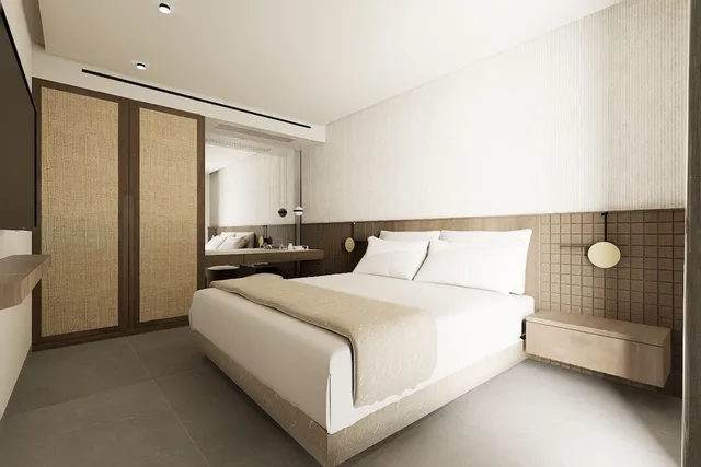 جناح بريميوم بسرير كوين مع أريكة بمسبح خاص، Galaxy Suites Boutique Resort 4/10