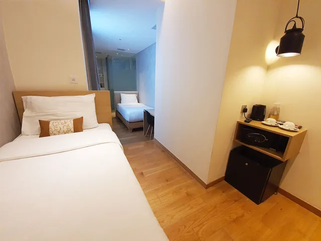 غرفة ديلوكس بسريرين منفصلين بحمام خاص، Hotel Clover 769 North Bridge Road Singapore 4/5