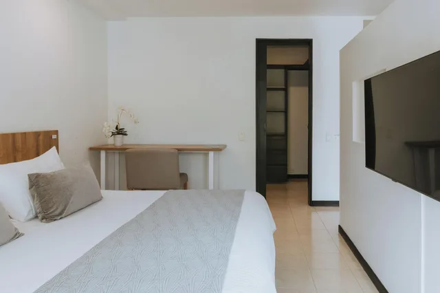 شقة بشرفة بغرفة نوم واحدة، Travelers Apartamentos and Suites Orange Medellin 3/8