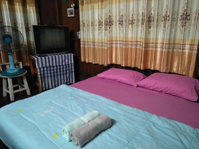 غرفة بسرير كوين، Oui Kaew Homestay 1/1
