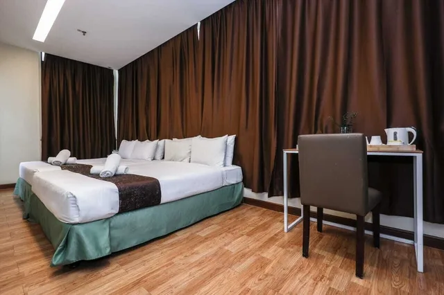غرفة عائلية رباعية بأربعة أسرّة، MyCiti Hotel Kuala Lumpur 3/4