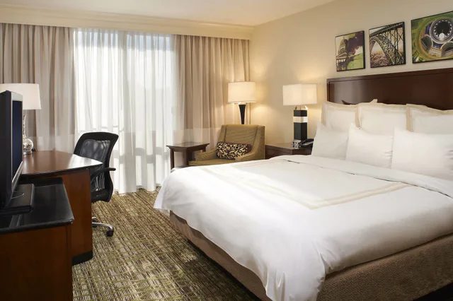 غرفة ديلوكس بسرير كينج، Marriott Charleston Town Center 1/3