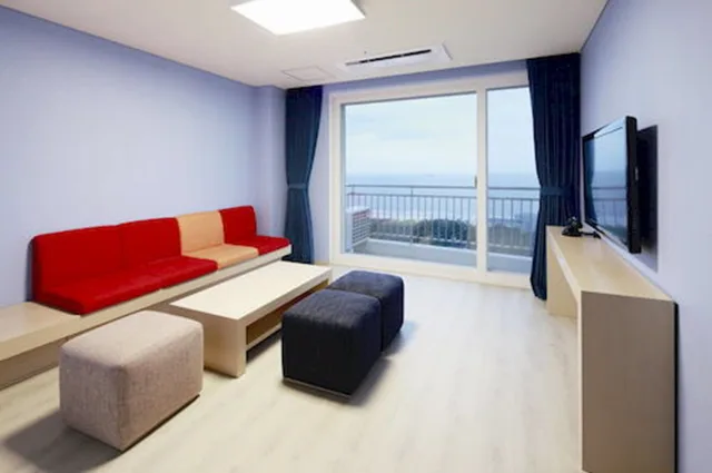 غرفة ديلوكس بسرير مزدوج، Hanwha Resort Daecheon Paros 5/9