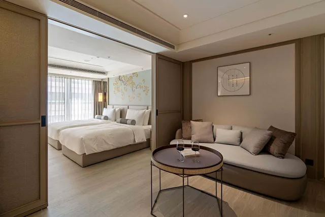 غرفة بسريرين منفصلين بإطلالة، Hanns House 1/1