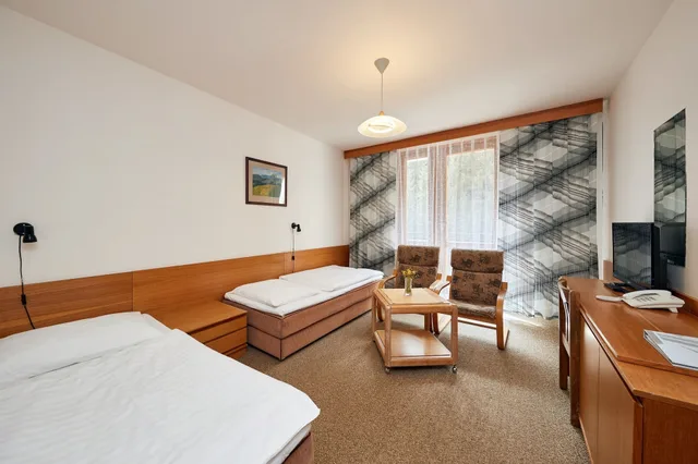 شقة بسرير مزدوج وسريرين منفصلين بغرفتي نوم، Apartmány Firn 4/10