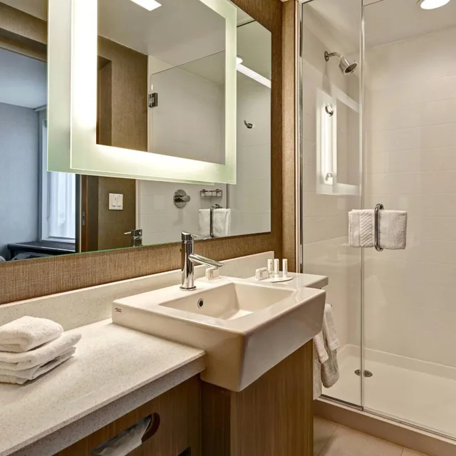 جناح بسرير كوين مع سرير سحّاب إضافي لذوي الإعاقة، Springhill Suites by Marriott Albuquerque University Area 7/10