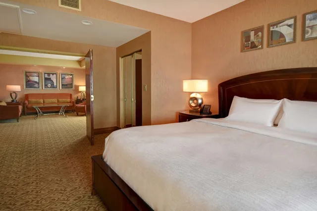 جناح رئاسي بسرير كينج مع أريكة بحوض جاكوزي، Embassy Suites by Hilton at Hot Springs Convention Center 1/9