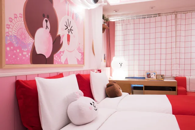 Line Friends, Twin Beds، Sotetsu Hotels The Splaisir Seoul Myeongdong 10/10
