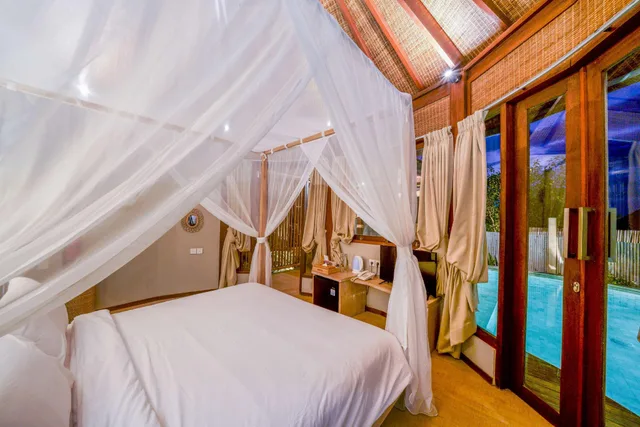 فيلا ديلوكس بسرير كوين بغرفة نوم واحدة بمسبح خاص، Blue Lagoon Avia Villas 2/2