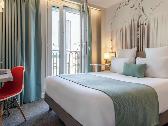 غرفة بريفيليج بسرير كوين، Mercure Paris Raspail Montparnasse 2/10