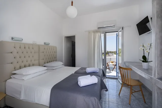 غرفة كومفورت بسرير كوين، Galinos Hotel 2/9