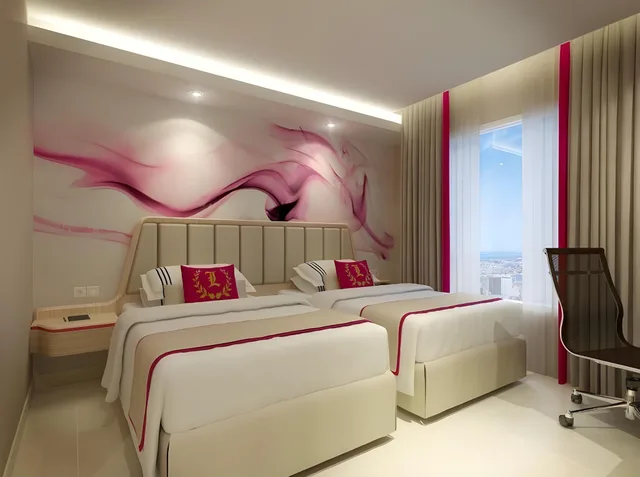 Deluxe, Twin Beds, Leedon Hotel & Suites Surabaya 2/2