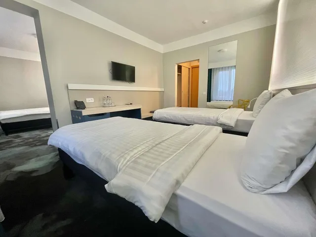 غرفة قياسية بثلاثة أسرّة، Ibis Styles Dunarea Galati 3/9