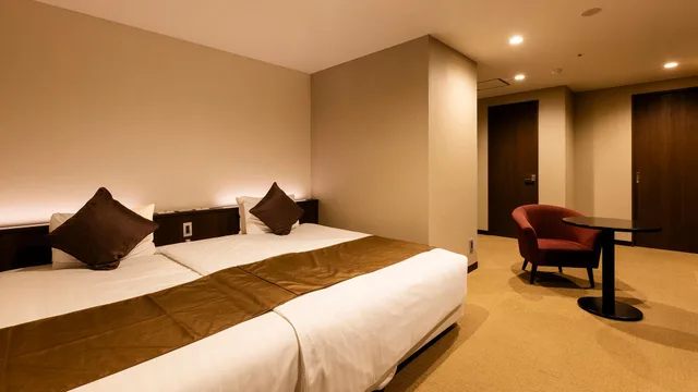 Hollywood, Luxury, Twin Beds، Iwakuni Kokusai Kanko Hotel 1/1