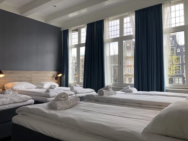 غرفة عائلية بخمسة أسرّة، Facade Hotel Amsterdam 1/3