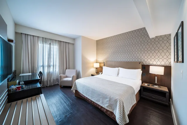 غرفة ديلوكس بسرير مزدوج، Bourbon Curitiba Hotel & Suites 1/3