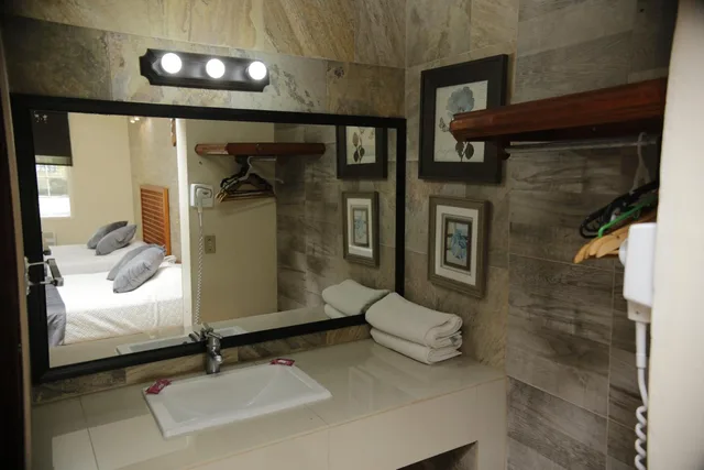 غرفة ديلوكس بسريرين مزدوجين، Hotel Posada Santa Fe 6/6