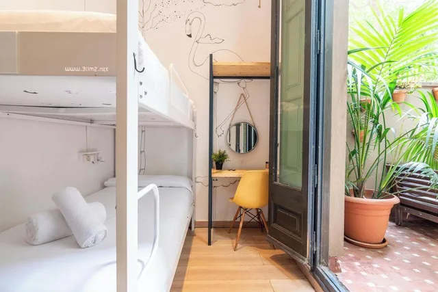 غرفة بحمام مشترك، Rodamon Barcelona Hostel 1/1