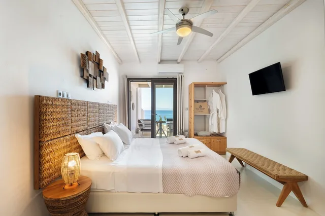 جناح استوديو بسرير مزدوج بإطلالة على البحر، Blue Waves Suites & Apartments - To Kyma 5/10