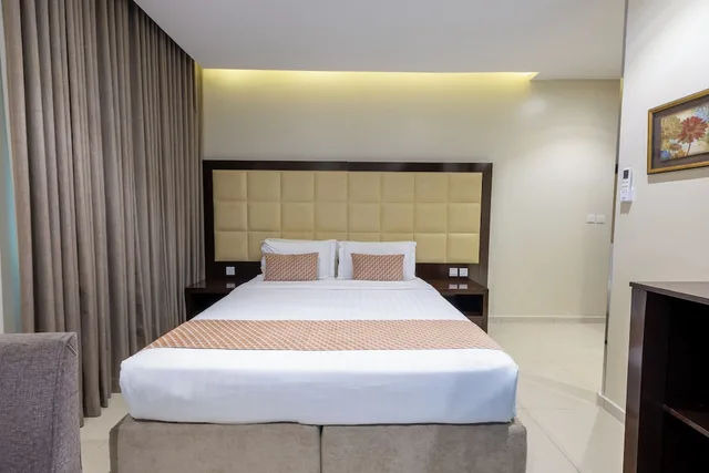 غرفة بسرير كينج، Sama Al Qasr Hotel Apartment Elmohamadia 1/9
