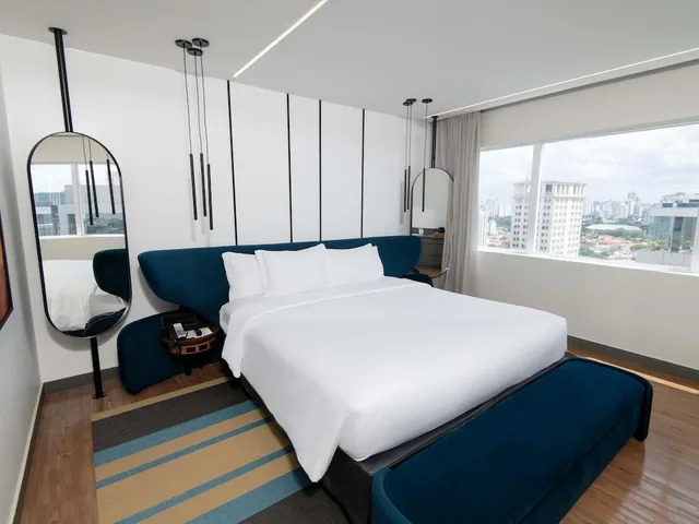 جناح رئاسي بسرير كينج بحوض استحمام، Pullman Sao Paulo Vila Olimpia 2/7