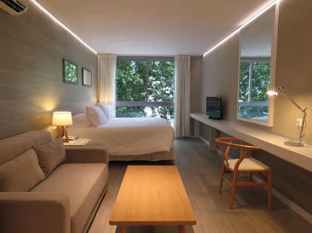 غرفة ديلوكس بسريرين منفصلين مع أريكة، Smart Hotel Montevideo 6/10