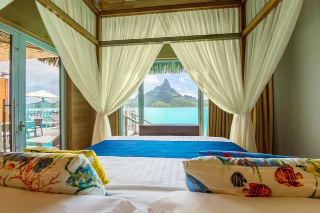 2 Bedrooms, Overwater, Villa, Mountain View, Private Pool، Intercontinental Bora Bora Resort And Thalasso Spa 1/3