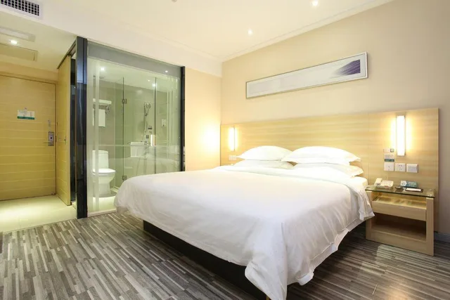 غرفة بزنس بسرير كوين، City Comfort Inn Foshan Jiaokou Bus 2/3