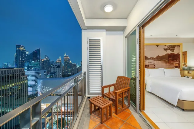 غرفة سوبيريور بسريرين منفصلين بشرفة، Grande Centre Point Ploenchit Bangkok 8/10