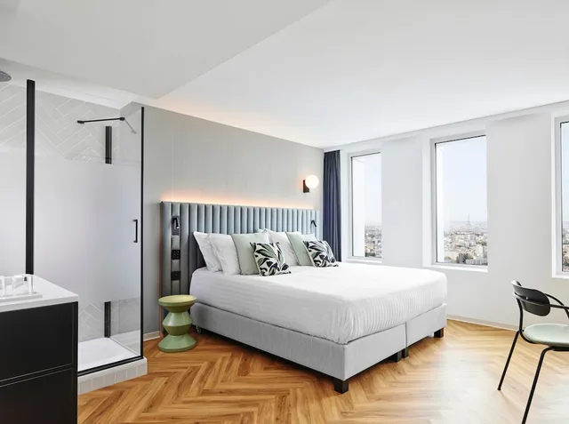 غرفة كومفورت بسرير مزدوج أو سريرين منفصلين، H4 Wyndham Paris Pleyel 2/4