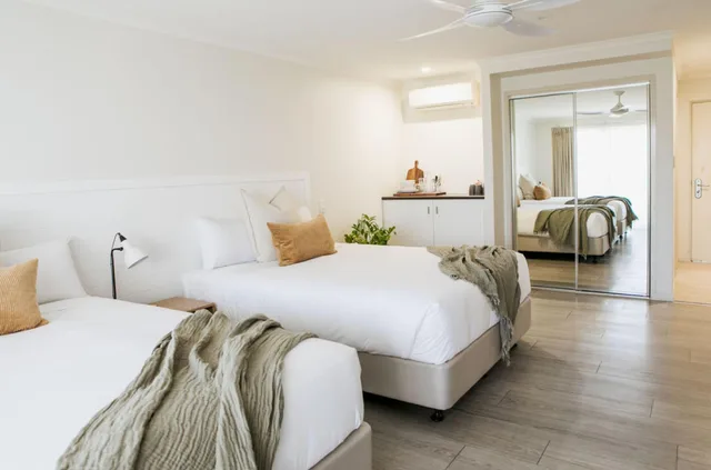 غرفة بسريرين منفصلين، Noosa Heads Motel 2/2