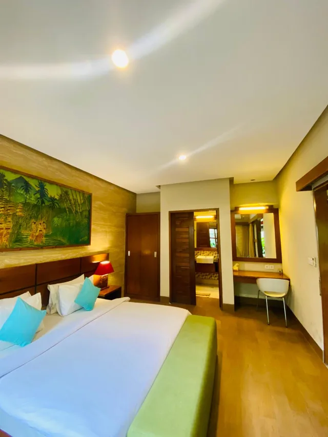 شقة ديلوكس بسرير كينج بإطلالة على الحديقة بغرفة نوم واحدة، The Green Zhurga Suites 9/10
