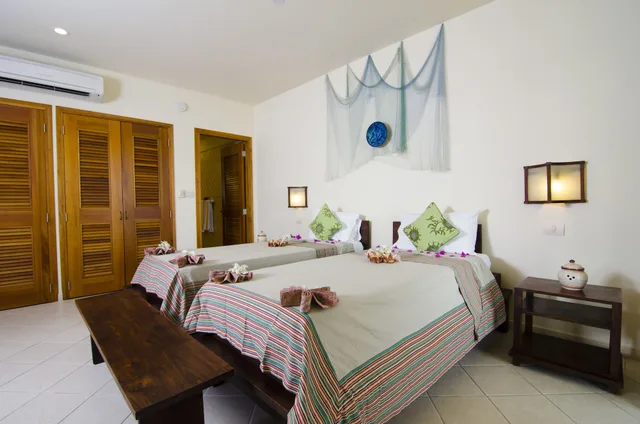 استوديو بسريرين منفصلين بإطلالة على الحديقة بمطبخ صغير، Antigua Yacht Club Marina Resort 2/3