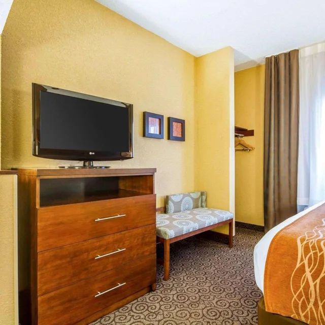 جناح بسرير كينج مع أريكة، Comfort Suites Ramsey MN 5/6