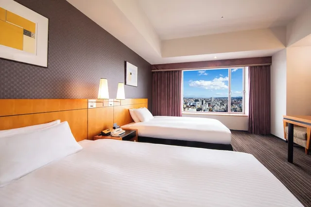 غرفة سوبيريور بسريرين منفصلين للمدخنين، Hotel Nikko Oita Oasis Tower 2/4