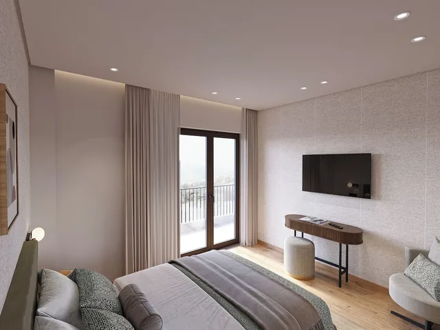 Renovated, Classic, Twin Beds, Mountain View، Hotel Delfinia 6/10