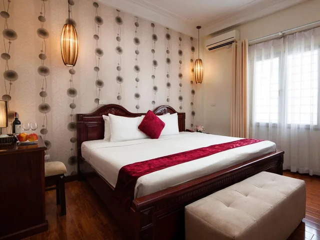 غرفة ديلوكس بسرير كوين، Hanoi Golden Moon Hotel 1/2