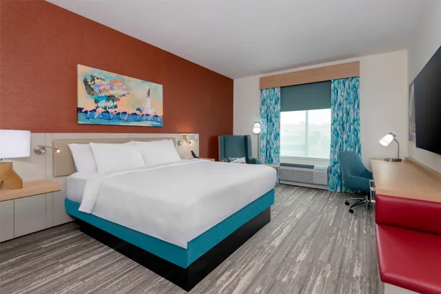 غرفة بسرير كينج بإطلالة، Hilton Garden Inn Cape Canaveral near Cocoa Beach 2/4