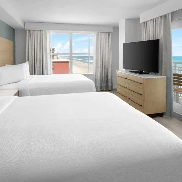 جناح بسرير كوين بغرفة نوم واحدة بجاكوزي، Residence Inn By Marriott Daytona Beach Oceanfront 4/9